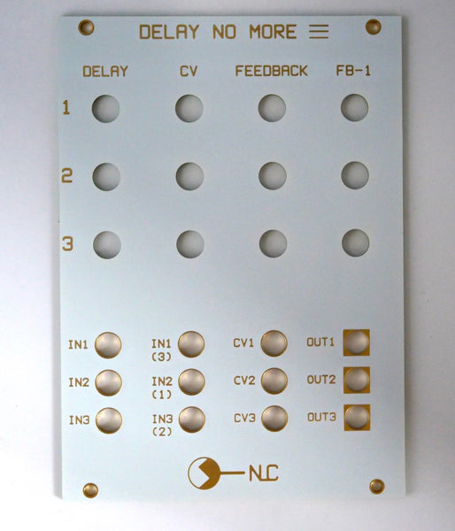 Nonlinearcircuits DelayNoMore 3 [PCB基板+パネルセット] – 電氣美術
