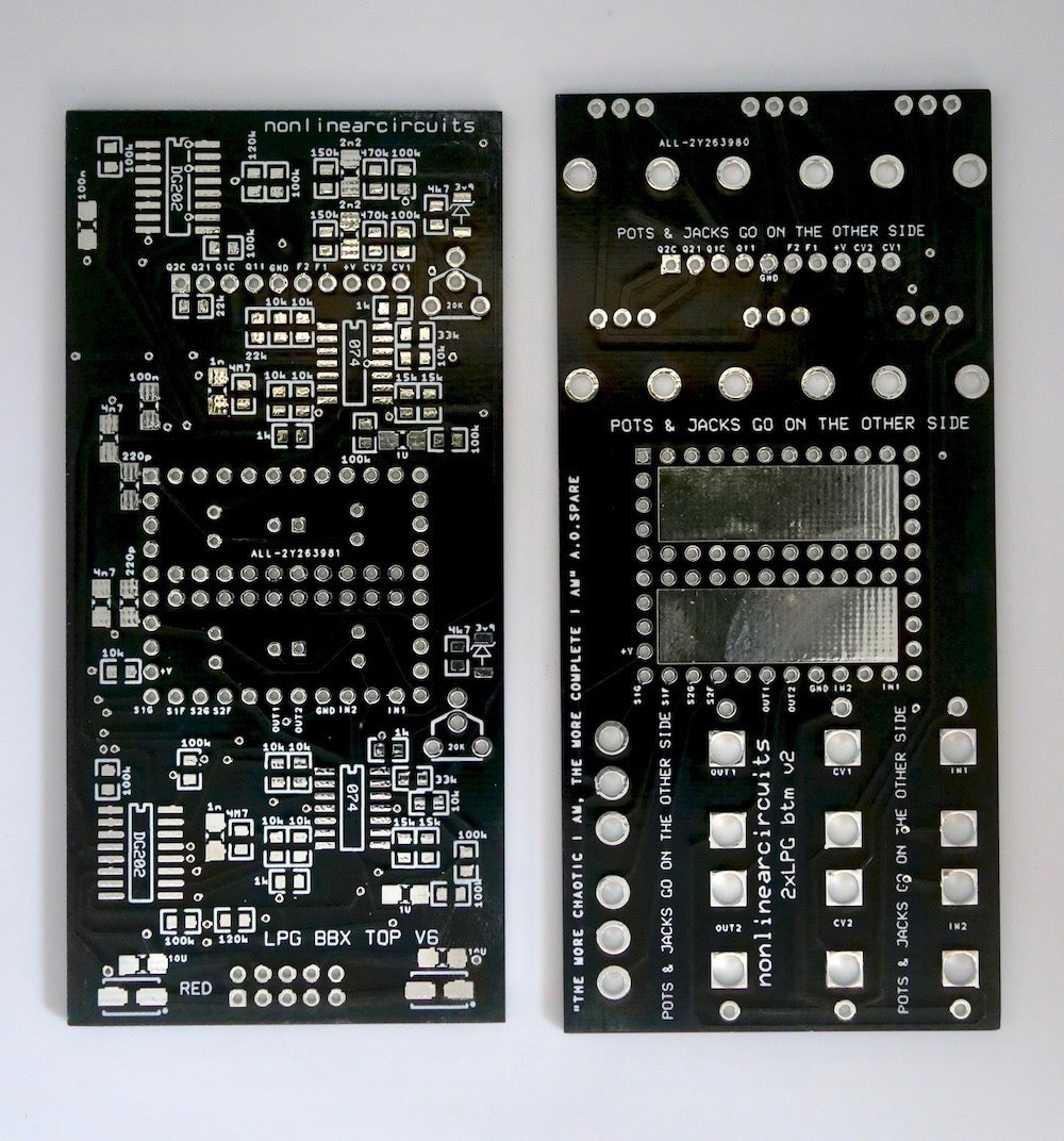 Nonlinearcircuits Dual LPG [PCB基板+パネルセット] – 電氣美術