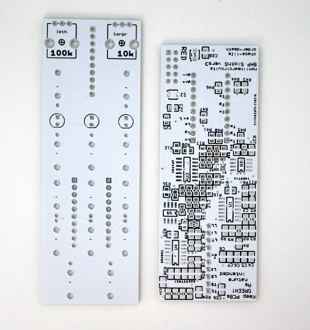 Nonlinearcircuits Triple Sloth [PCB基板＋パネルセット] – 電氣美術